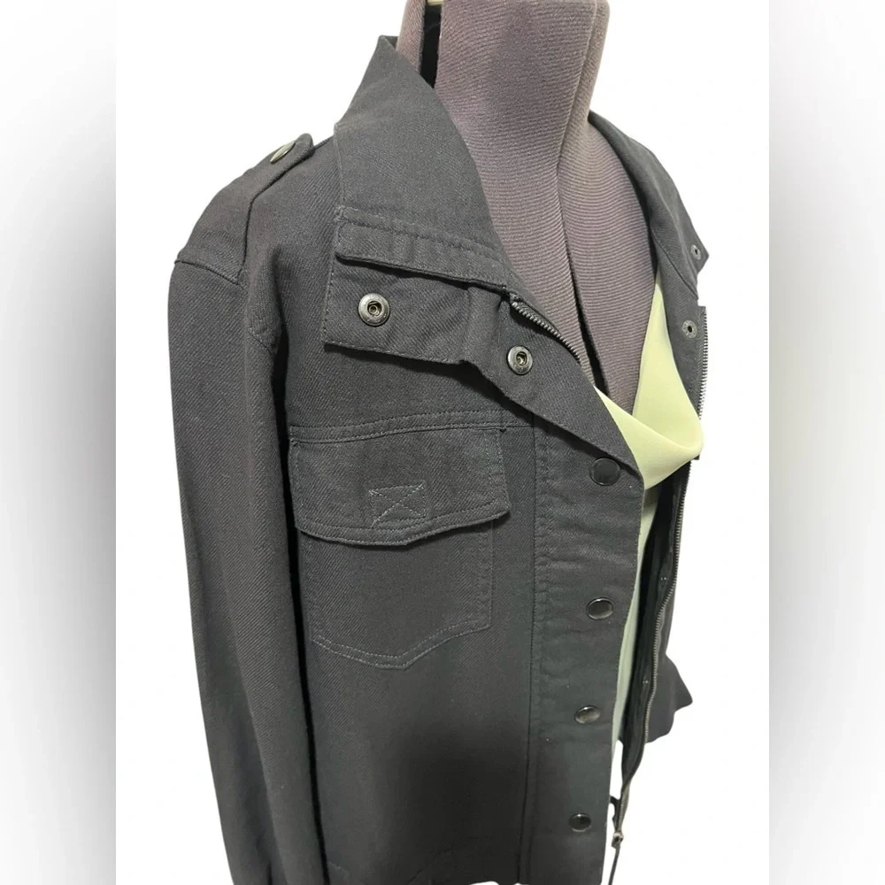 KanCan Cyclone Gray Utility Jacket Size S